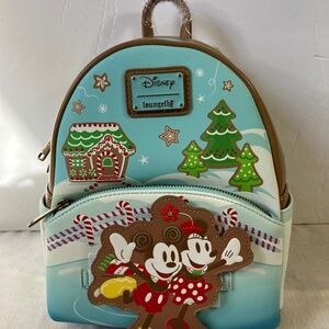 NWT Loungefly Mickey & Friends Holiday Collection Scented Backpack
